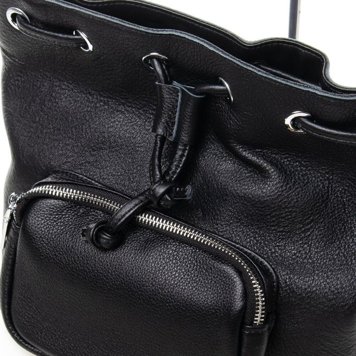 Жіноча чорна шкіряна сумка ALEX RAI 7-01 7110 black купити недорого в Ти Купи