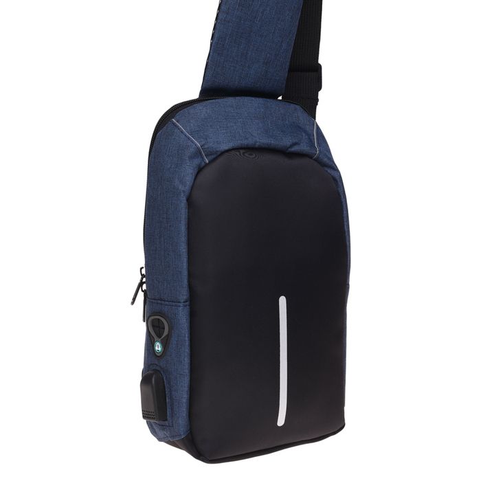 Мужская сумка-слинг Monsen vn0212-navy купить недорого в Ты Купи