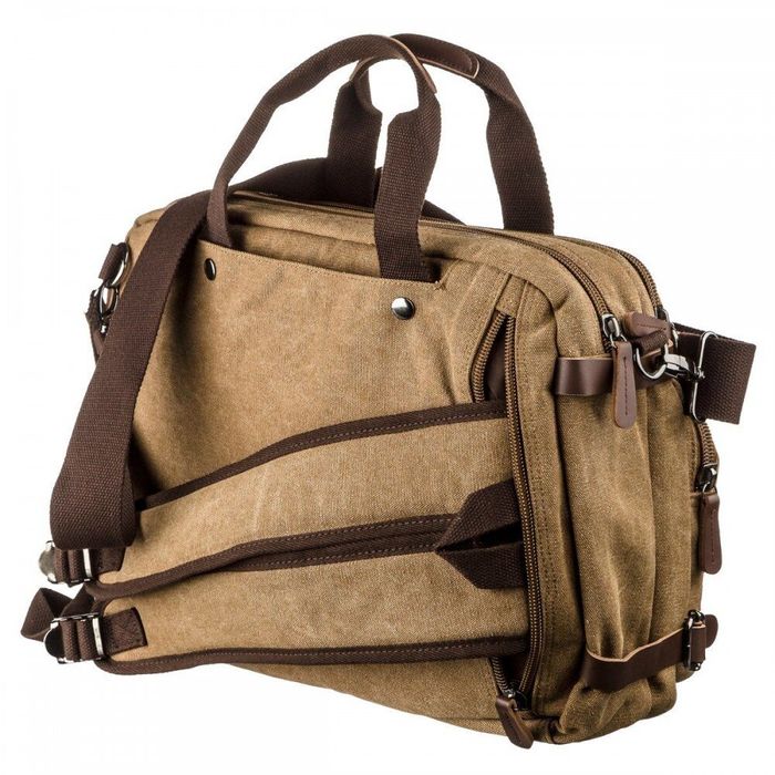 Мужская текстильная песочная сумка-рюкзак Vintage 20146 купить недорого в Ты Купи