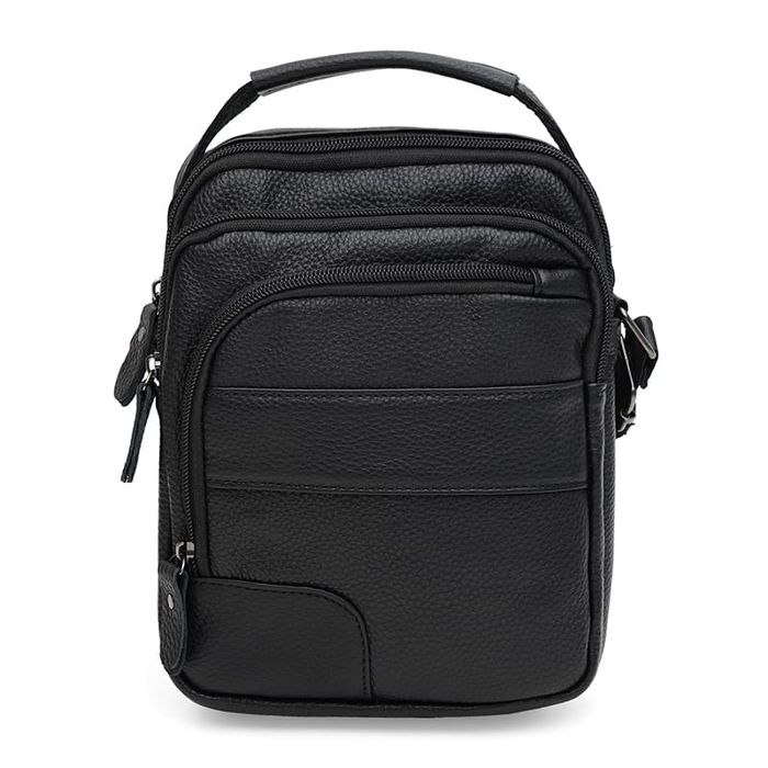 Мужская кожаная сумка Keizer K14031bl-black купить недорого в Ты Купи