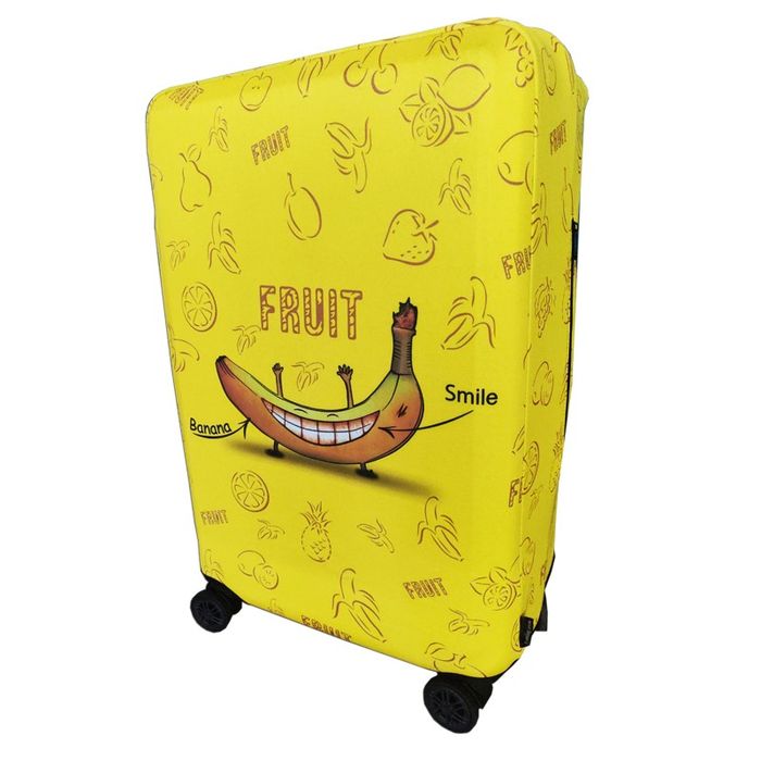 Захисний чохол для валізи Coverbag неопрен горох банан S купити недорого в Ти Купи