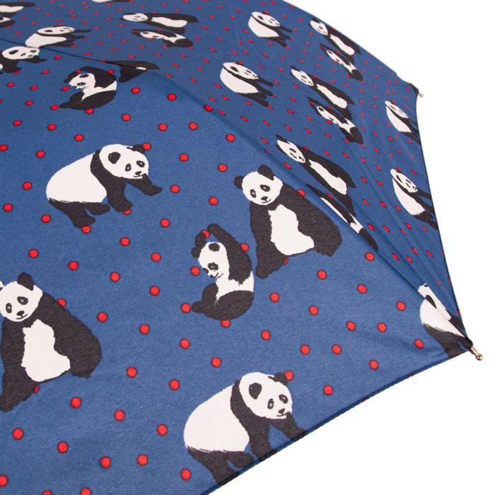 Женский механический зонт Fulton Minilite-2 L354 Pin Spot Panda (Веселые Панды) купить недорого в Ты Купи