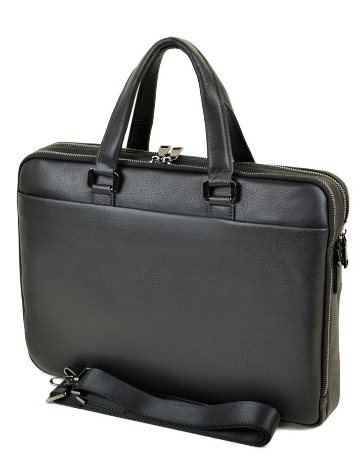 Мужская кожаная сумка BRETTON BE 5359-1 black купить недорого в Ты Купи