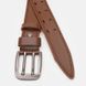 Мужской кожаный ремень Borsa Leather V1125FX24-brown