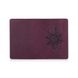 Обложка для паспорта из кожи HiArt PC-02 Shabby Plum Mehendi Classic Фиолетовый