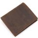 Чоловічий шкіряний гаманець Vintage 14429 Темно-коричневий