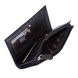 Жіночий чорний шкіряний гаманець DESISAN SHI735-01-2FL