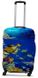 Защитный чехол для чемодана Coverbag дайвинг c рисунком Рыбки 0430 S