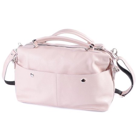 Жіноча шкіряна сумка Камелія м252 pink купити недорого в Ти Купи