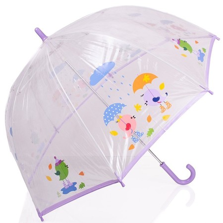 Зонт-трость детский прозрачный механический облегченный ZEST купить недорого в Ты Купи