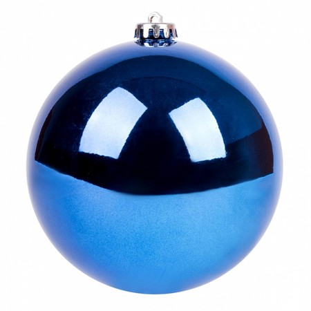 Куля новорічна Yes! Fun d-15 см, синій 974062 купити недорого в Ти Купи
