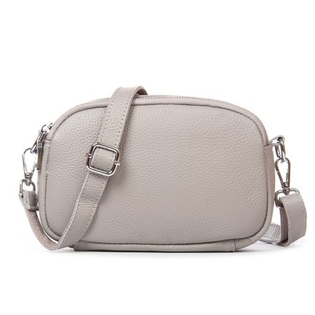 Женская кожаная сумка классическая ALEX RAI 99109 white-grey купить недорого в Ты Купи