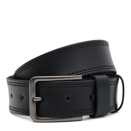 Мужской кожаный ремень Borsa Leather 115vfx83-black купить недорого в Ты Купи