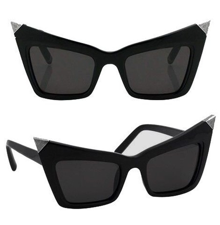 Сонцезахисні окуляри Bananahall Cat Eye Чорні (bnnhll4061) купити недорого в Ти Купи