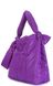 Фиолетовая дутая сумка POOLPARTY Zefir