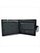 Мужской кожаный кошелек Weatro 11,5 х 9,5 х 2,5 см Черный wtro-210