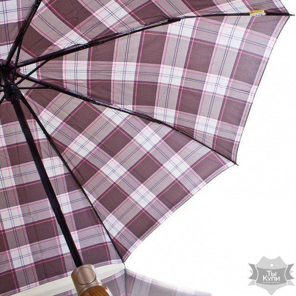 Клетчатый мужской зонт полуавтомат ZEST купить недорого в Ты Купи
