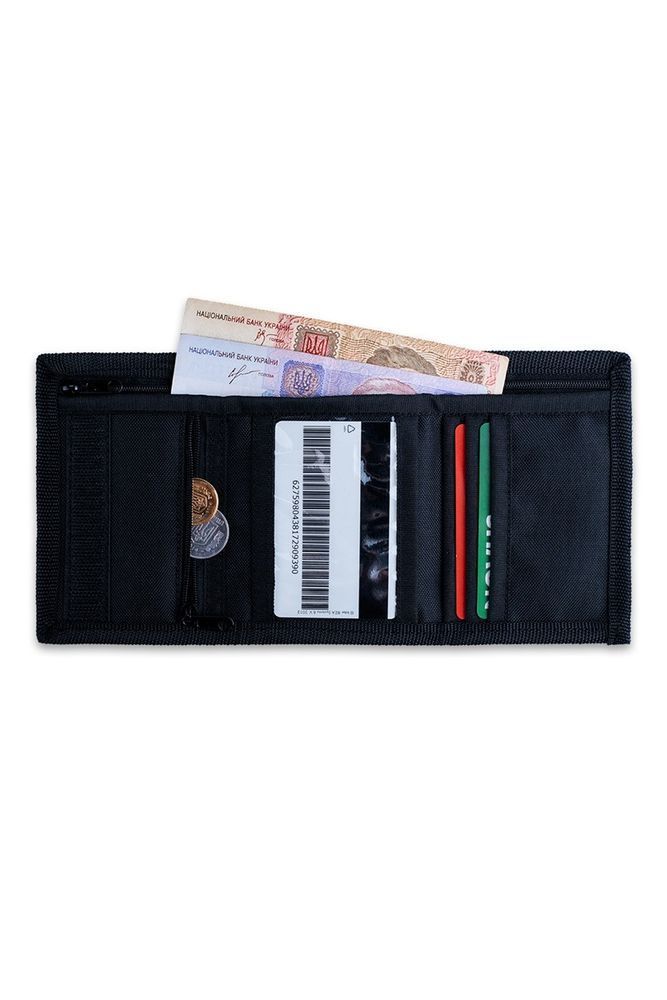 Кошелек из ткани Urban Planet W1 Black купить недорого в Ты Купи