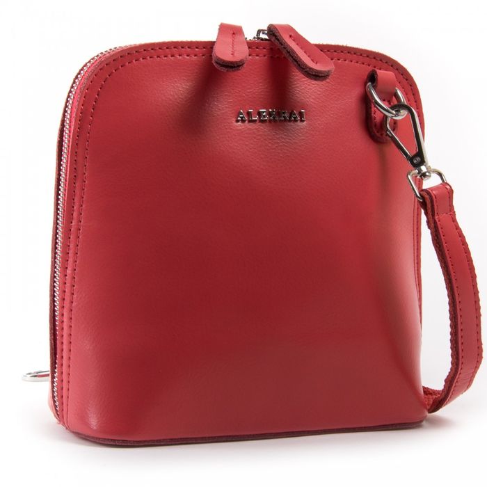 Женская кожаная сумка классическая ALEX RAI 32-8803 watermelon red купить недорого в Ты Купи
