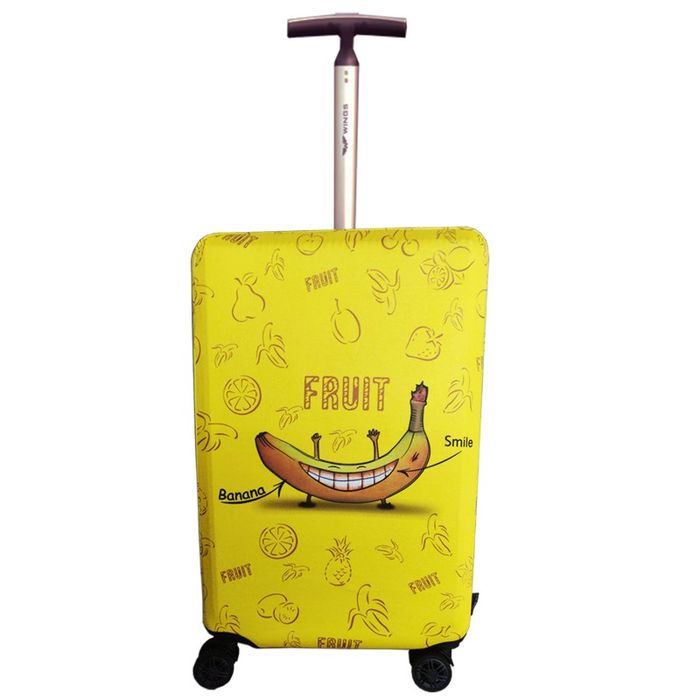 Защитный чехол для чемодана Coverbag неопрен банан M купить недорого в Ты Купи