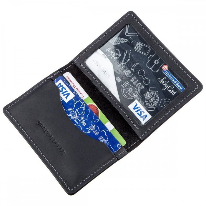 Обкладинка для ID-паспорта з натуральної шкіри GRANDE PELLE 11203 купити недорого в Ти Купи