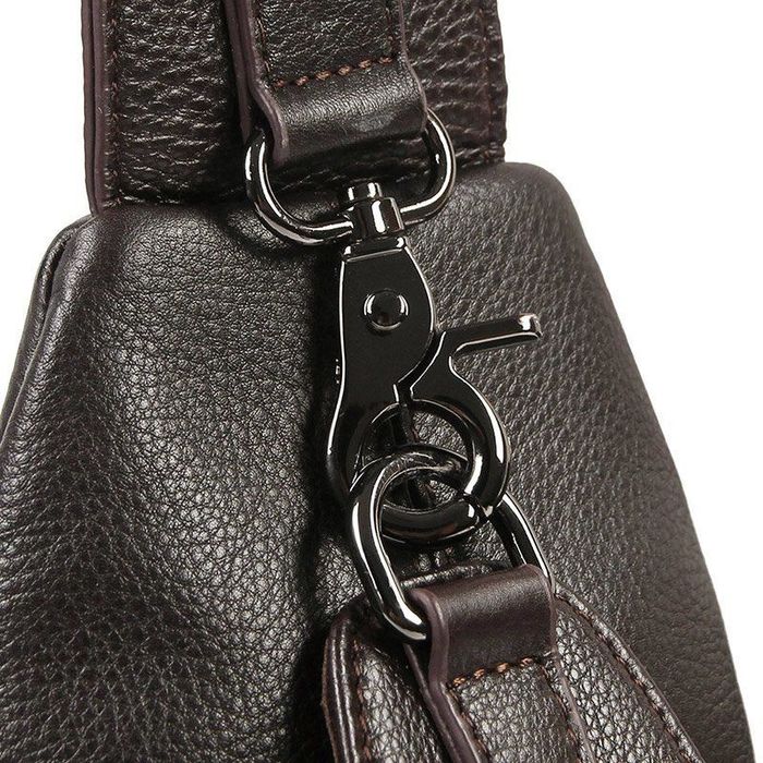 Мужская кожаная сумка слинг Vintage 14952 купить недорого в Ты Купи