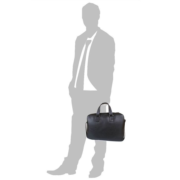 Чоловічий шкіряний портфель BOND SHI1115-281 купити недорого в Ти Купи