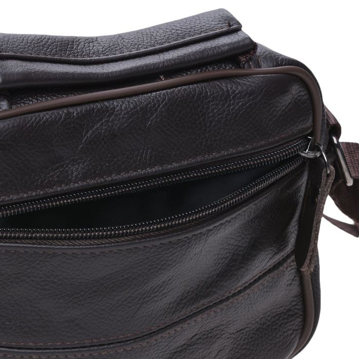 Мужская кожаная сумка Keizer K101a-brown купить недорого в Ты Купи