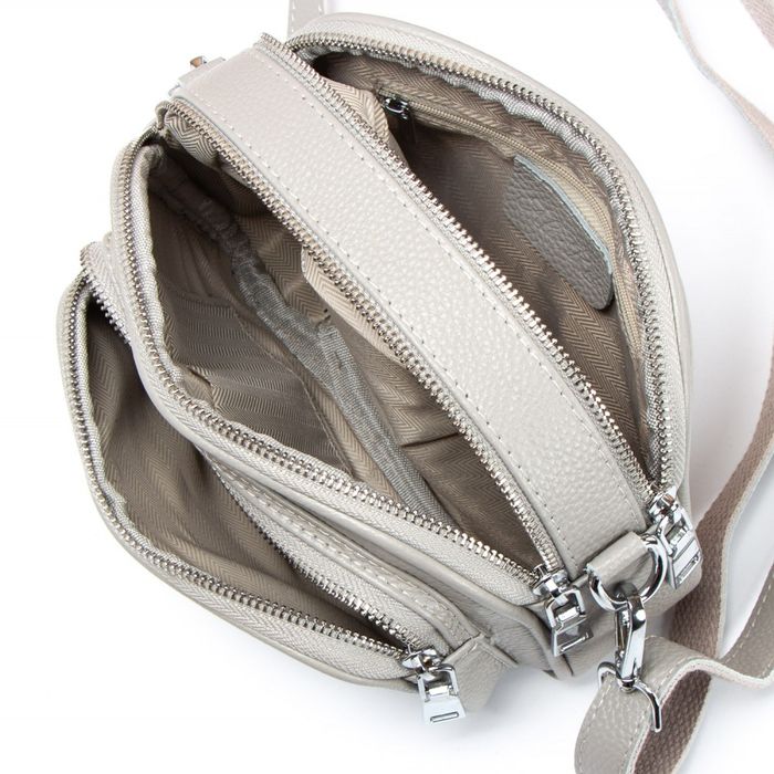 Женская кожаная сумка ALEX RAI 99112 white-grey купить недорого в Ты Купи