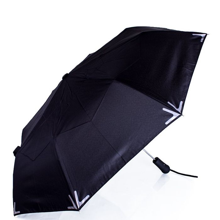 Зонт чоловічий напівавтомат з ліхтариком і світловідбиваючими вставками FARE, серія «Safebrella» купити недорого в Ти Купи