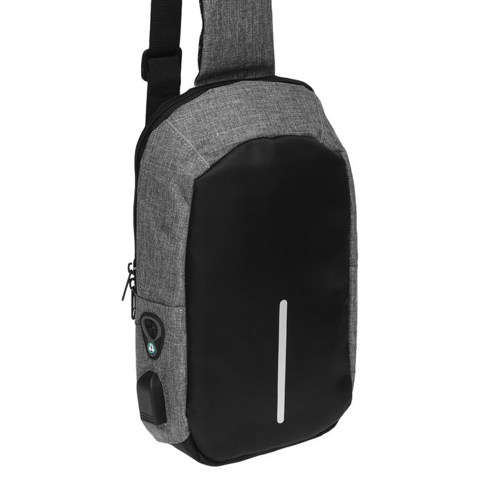 Мужская сумка-слинг Monsen vn0212-gray купить недорого в Ты Купи