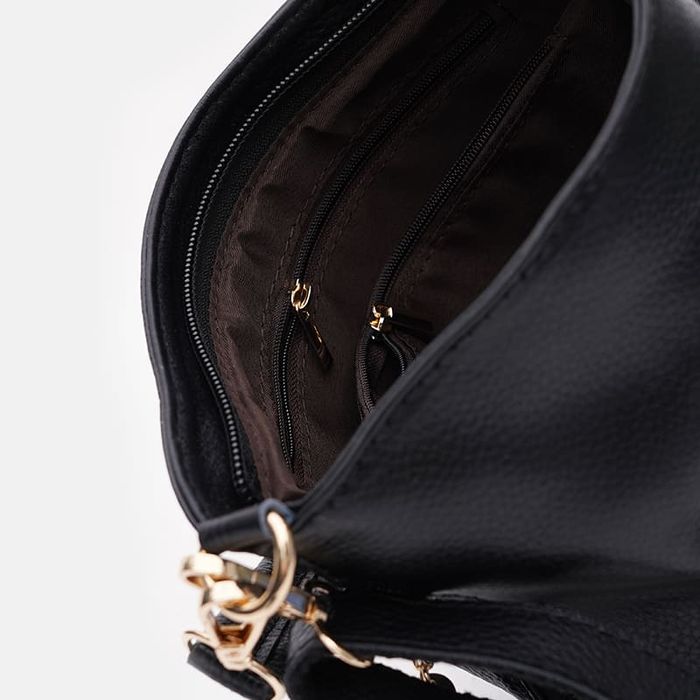 Жіноча шкіряна сумка Keizer K12293bl-black купити недорого в Ти Купи