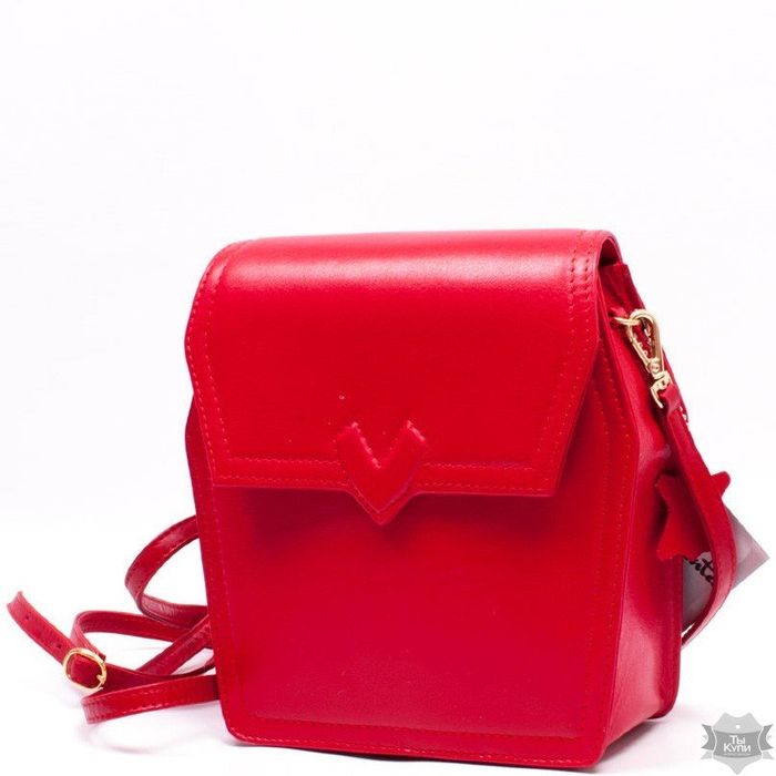 Женская кожаная красная сумка Valenta ВЕ615813 купить недорого в Ты Купи