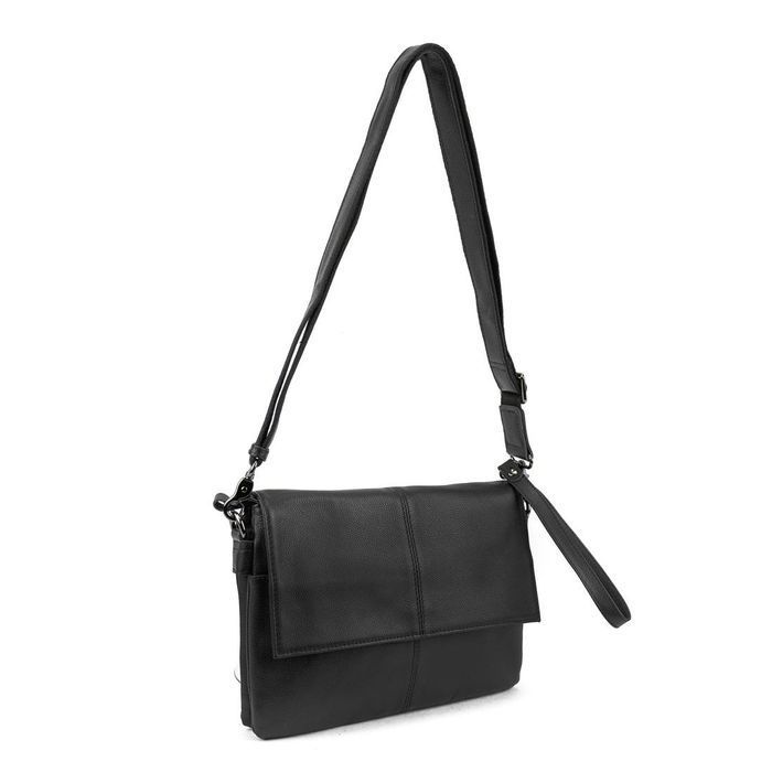 Кожаная сумка через плечо горизонтальная тонкая Tiding Bag 82298A купить недорого в Ты Купи