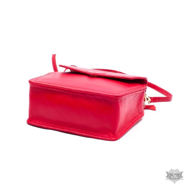 Жіноча шкіряна червона сумка Valenta ВЕ615813 купити недорого в Ти Купи