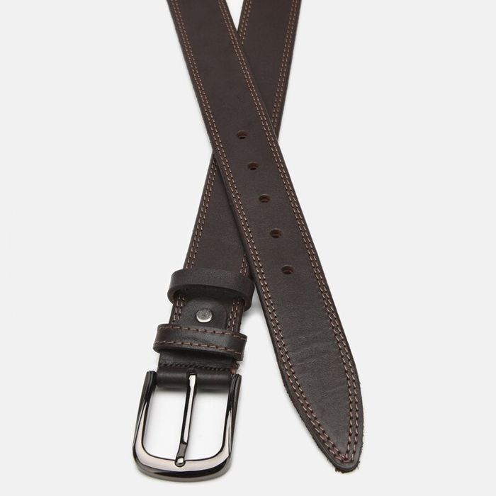 Мужской кожаный ремень Borsa Leather Cv1gnn1a-125 купить недорого в Ты Купи