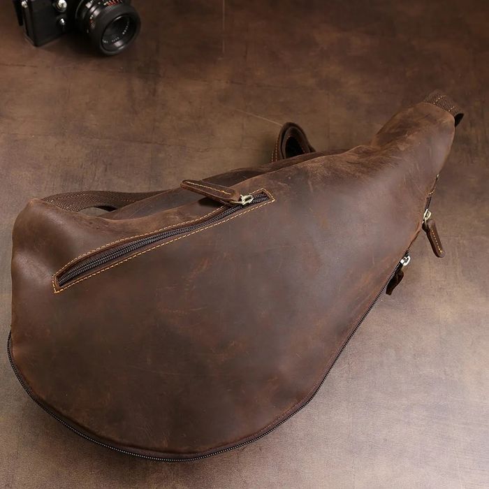 Мужская кожаная сумка через плечо Vintage 20373 купить недорого в Ты Купи