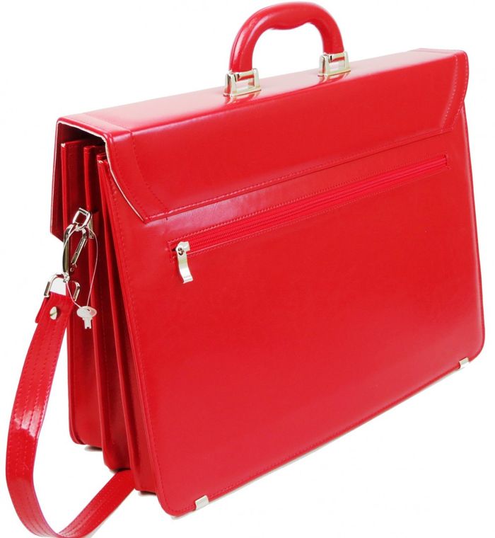 Жіночий портфель з екологічної шкіри AMO SST01 червоний купити недорого в Ти Купи