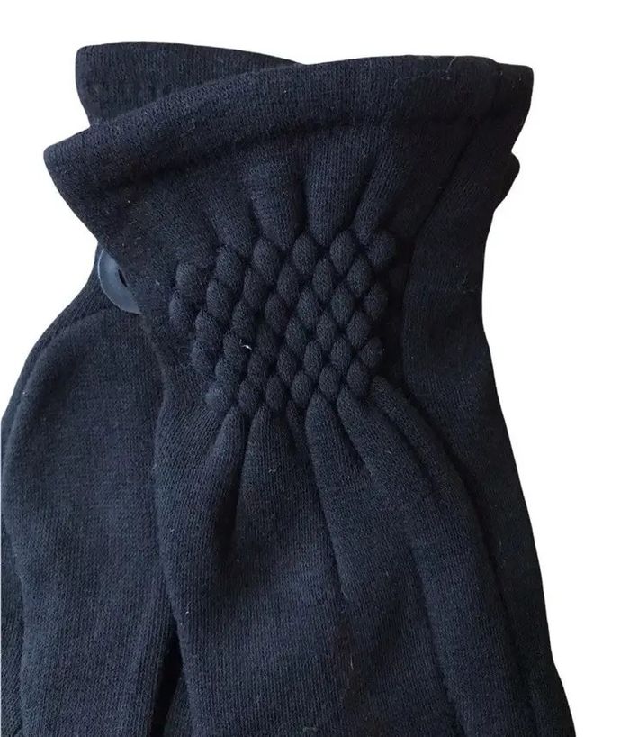 Жіночі розтяжні рукавички Чорні 8128S3 L купити недорого в Ти Купи