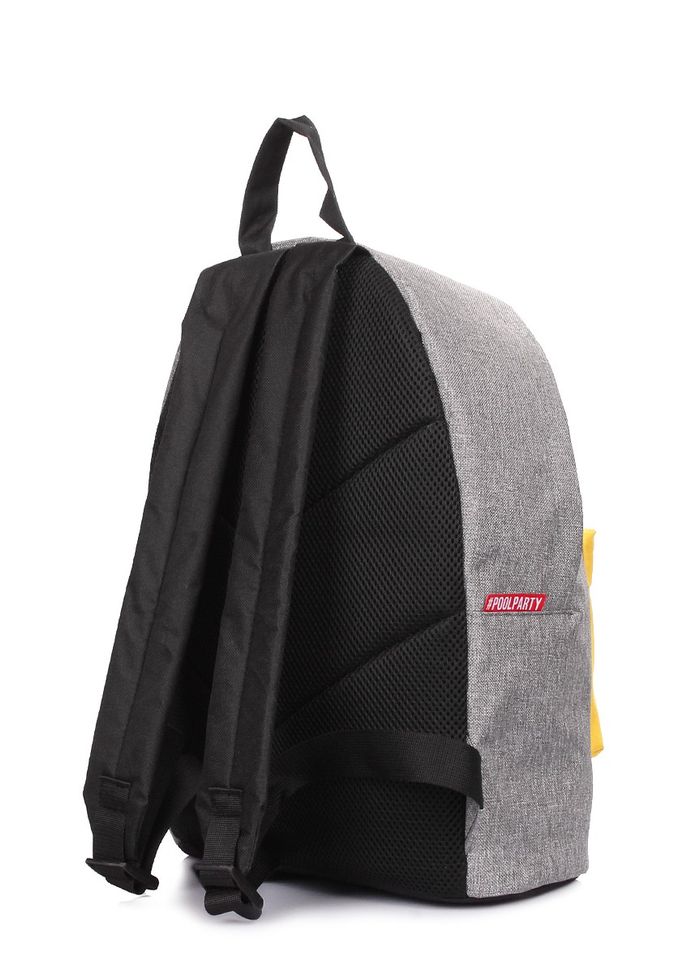 Чоловічий текстильний рюкзак пулуна рюкзак-жовтий-сірий купити недорого в Ти Купи