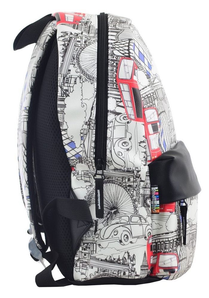 Рюкзак для подростка YES FASHION 24х34х14 см 11 л для девочек ST-28 London (555520) купить недорого в Ты Купи