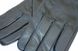 7,5 - Зимові жіночі чорні рукавички з натуральної шкіри