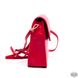 Женская кожаная красная сумка Valenta ВЕ615813