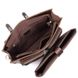 Мужской кожаный портфель Vintage 14434 Темно-коричневый