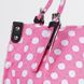 Яскрава літня сумка Dolly в горошок 086 рожева