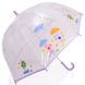 Зонт-трость детский прозрачный механический облегченный ZEST