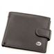Чоловічий шкіряний гаманець ST Leather 18307 (ST104) Темно-коричневий