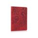 Обкладинка для паспорта зі шкіри HiArt PC-02 Shabby Red Berry Mehendi Art Червоний