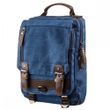 Чоловіча текстильна синя сумка-рюкзак Vintage 20139