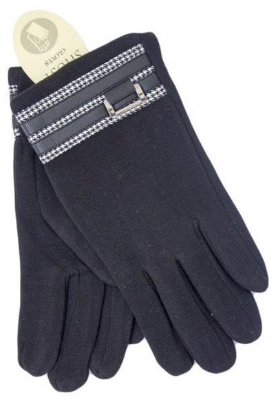 9,5 - Трикотажні чоловічі чорні рукавички купити недорого в Ти Купи